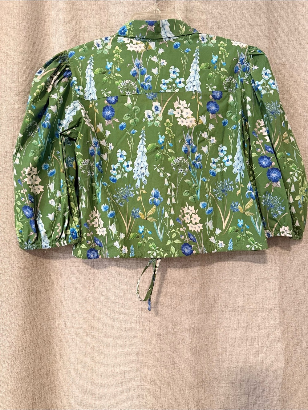 Olivia James Floral Tie Front Blouse | S - Picture 5 of 6